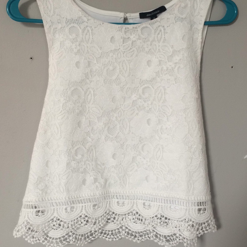 Floral lace blouse